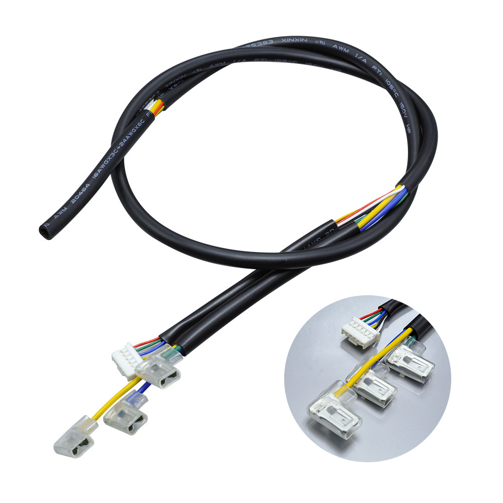 康瑞共享电动车锂电池线束 bms温度采样线 脚踏电动车锂电池线束