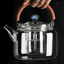 加厚耐高温玻璃煮茶壶大容量煮茶器电陶炉家用提梁壶烧水泡茶