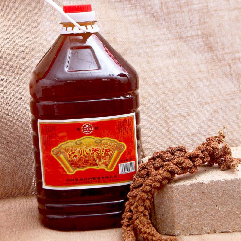 包邮正宗中原南阳特产西峡黄酒纯粮酿12度红小米酒一年陈5l十斤装