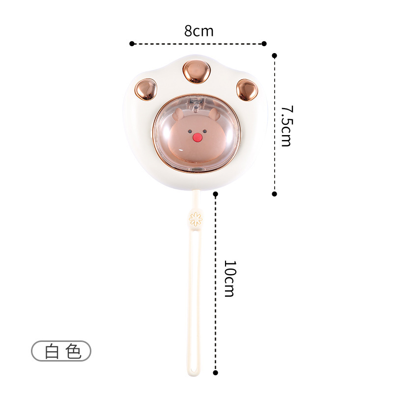 New Usb Electric Warmer Cartoon Mini-Portable Cute Pet Cat's Paw Hand Warmer Two-Speed Adjustable Portable Hand Warmer