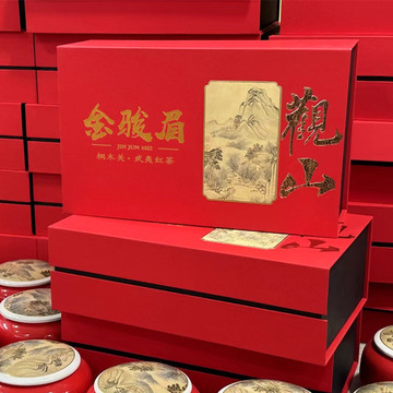 红茶正宗金骏眉正山小种新茶浓香型礼盒装武夷山茶叶送礼250g新品