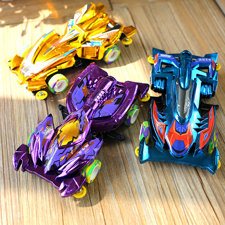 新款 电镀模王四驱车 四驱赛车 拼装儿童玩具四驱车 厂家批发