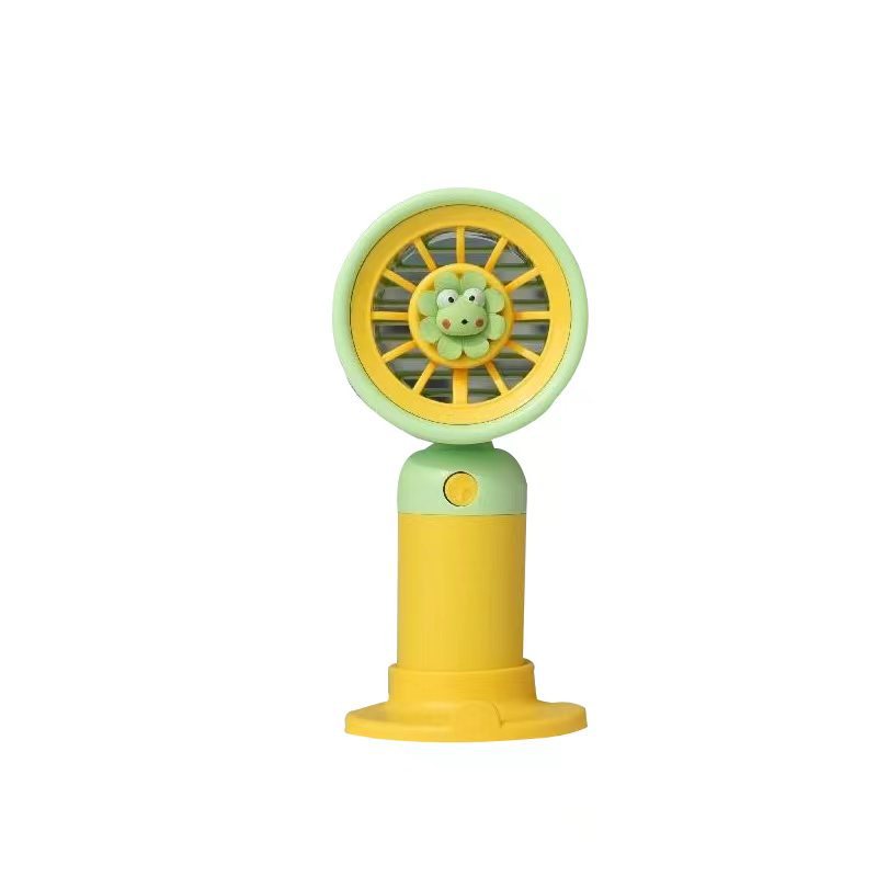 2023 New Turbine Small Handheld Fan Rechargeable Children's Portable Electric Fan with Base Activity Gift