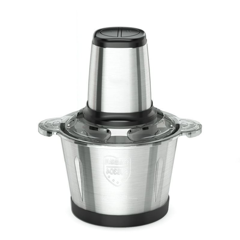 2l3l5l不锈钢绞肉机家用电动多功能蒜泥饺子馅小型碎肉碎菜料理机