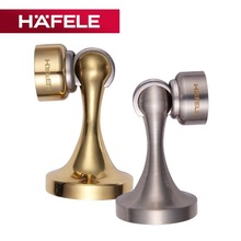 海福乐HAFELE卧室房门地吸门顶卫生间地装墙装门碰强磁铜门挡门吸