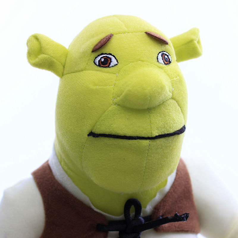 外贸动漫丑萌怪物史莱克毛绒玩具 shrek绿怪人公仔玩偶布娃娃
