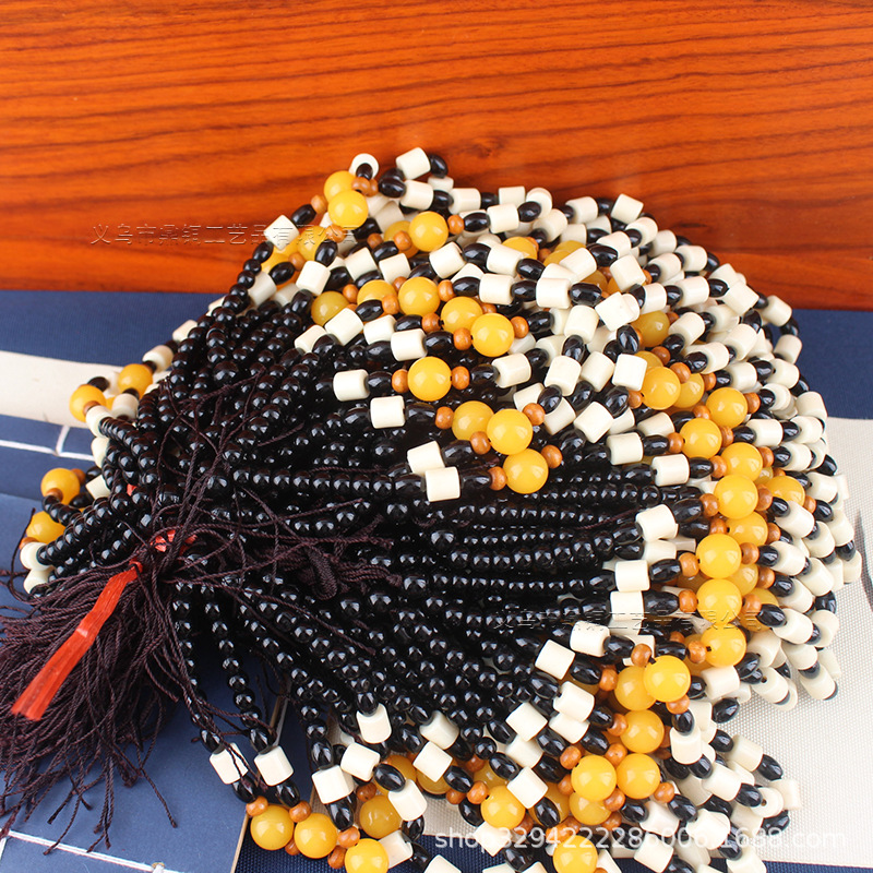 高档玉器手把件绳子全珠子手工编织绳鸡翅木玉器挂绳玉石把件绳