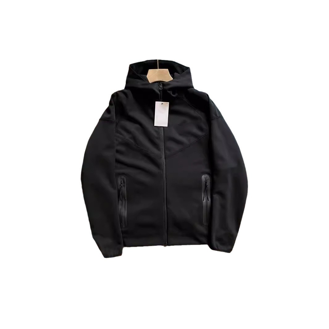 男子春季连帽衫外套针织休闲拼接拉链衫 图片_高清大图 - 阿里巴巴