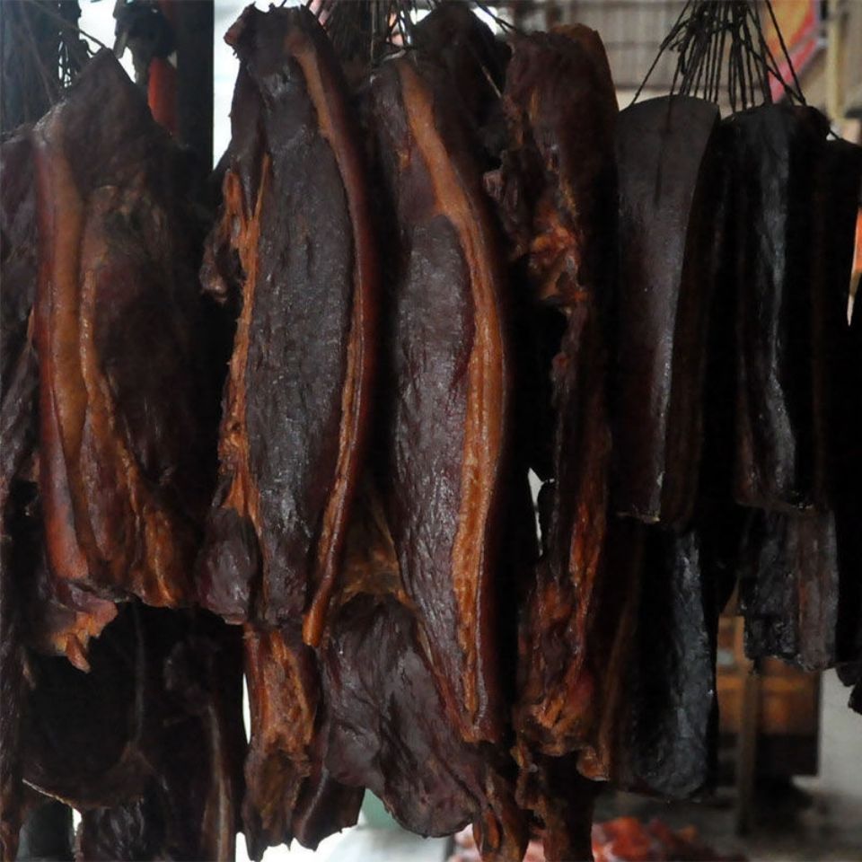 一斤批发柴火烟熏老腊肉 正宗江西井冈山特产 农家自制后腿五花肉