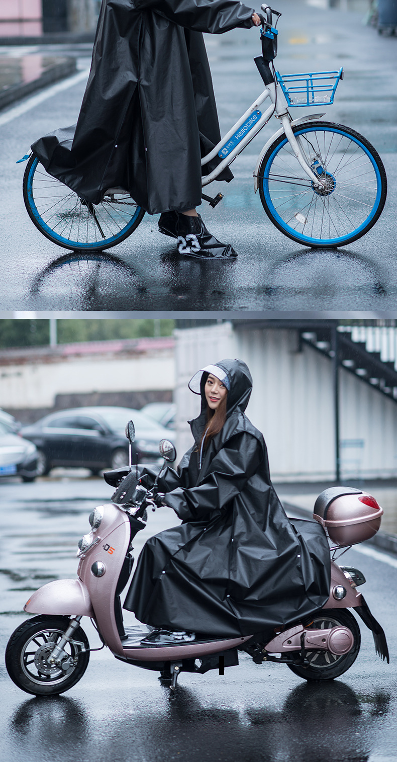 雨衣成人长款全身防暴雨时尚电动车雨披男女士学生加厚自行车单人