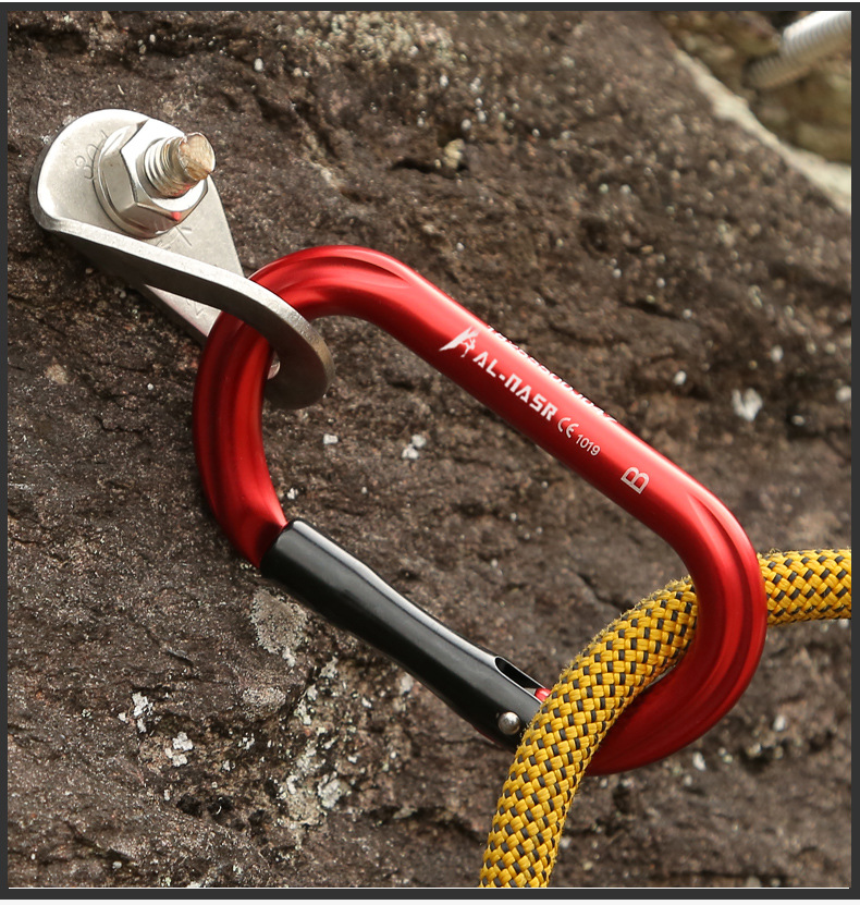 户外o形快挂登山攀岩直门快挂钩承重主锁扣安全钩保护装备