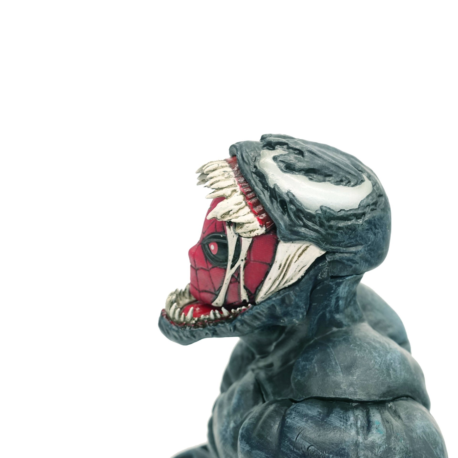 毒液2 屠杀开始venom 动漫周边 毒液蜘蛛侠半身像 盒装手办模型