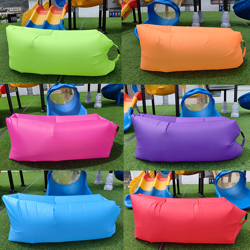 Inflatable Sofa Lazy Sofa Outdoor Inflatable Mattress Air Sofa Portable Storage Picnic Camping Carrying Air Cushion