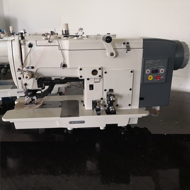 羊毛衫平头锁眼机781d扣眼一体机千业钮门车毛衣平眼机