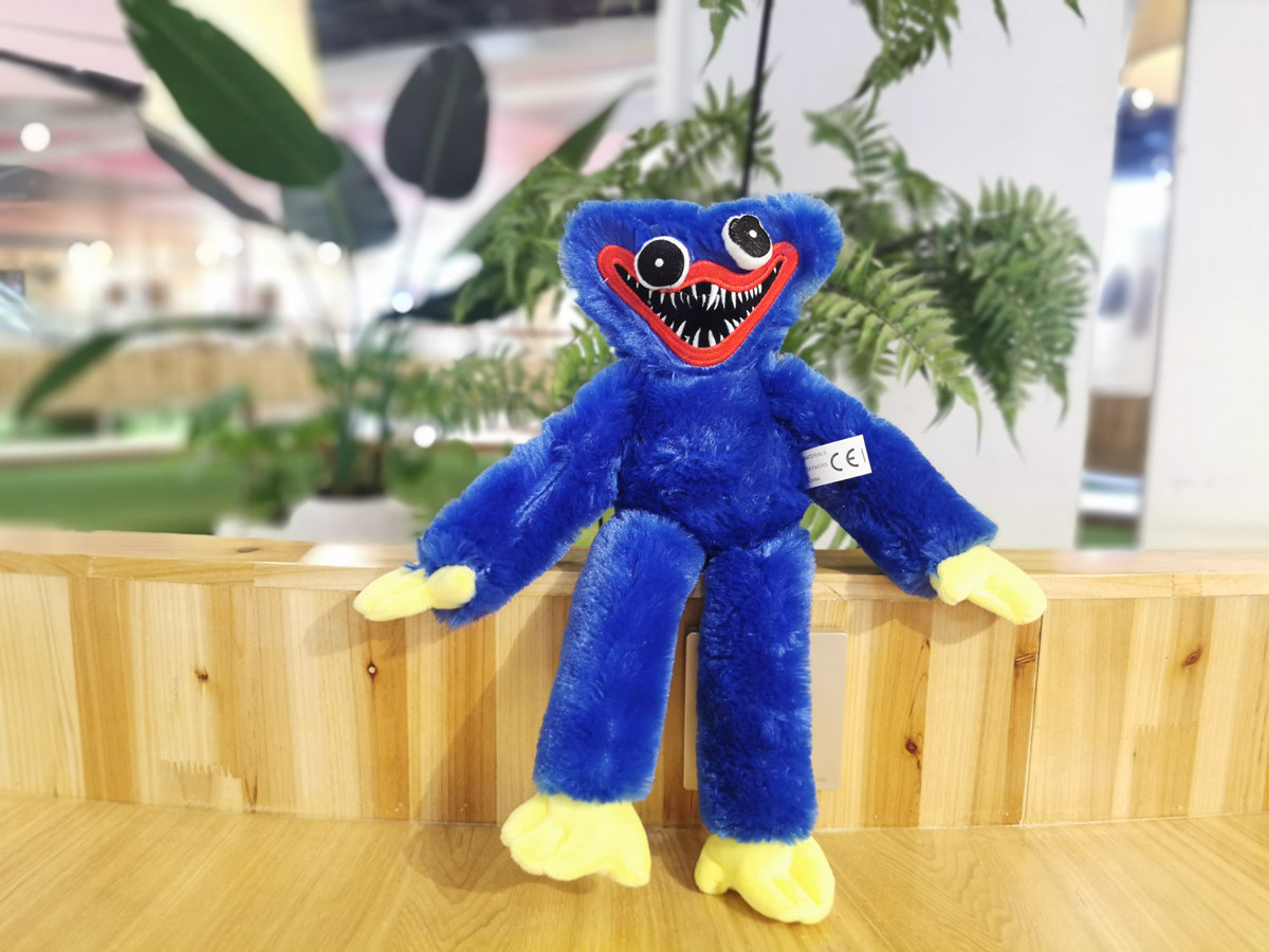 现货跨境热卖恐怖游戏波比玩闹时间poppy playtime红蓝毛绒玩具