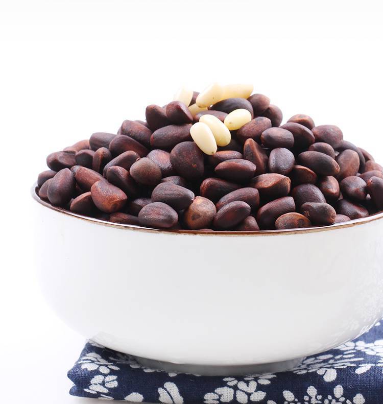 东北大兴安岭盐水煮雪松子野生俄罗斯大颗粒咸味薄皮手剥500g包邮