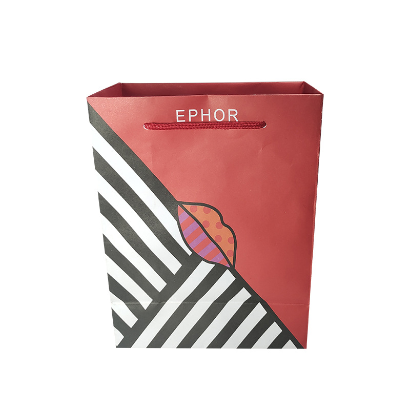 新款丝芙兰纸袋 手提袋 购物袋 彩妆手拎袋精装护肤品包装礼品袋