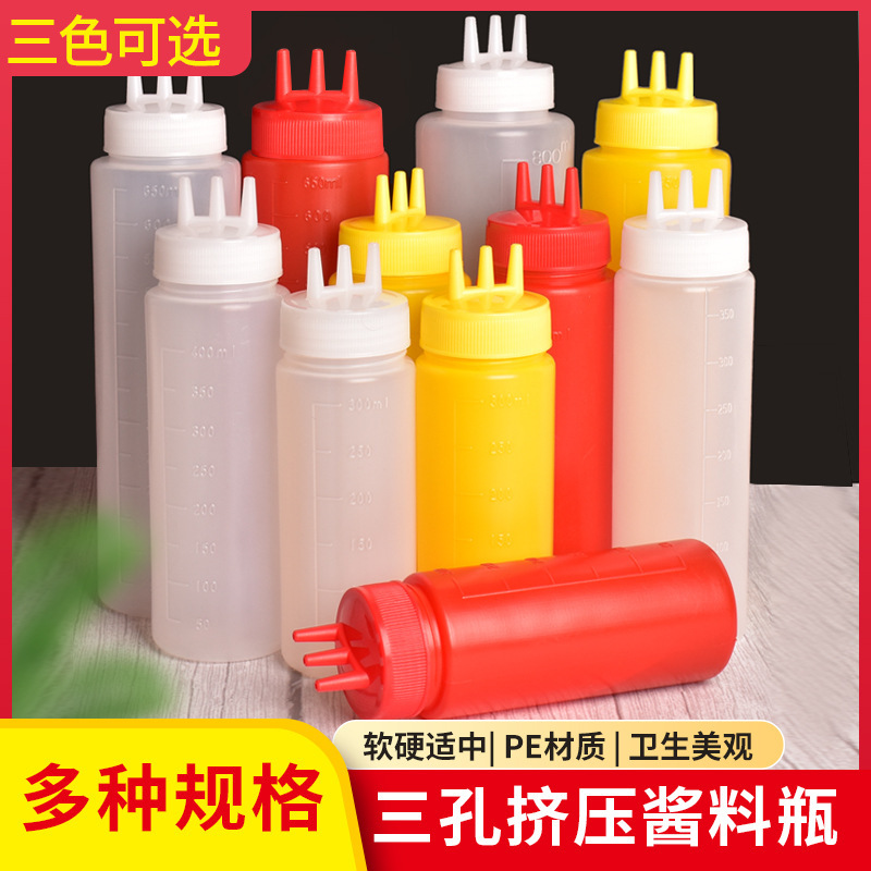 squeeze sauce bottle plastic salad tomato sauce squeeze household kitchen sauce sauce bottle kitchen supplies