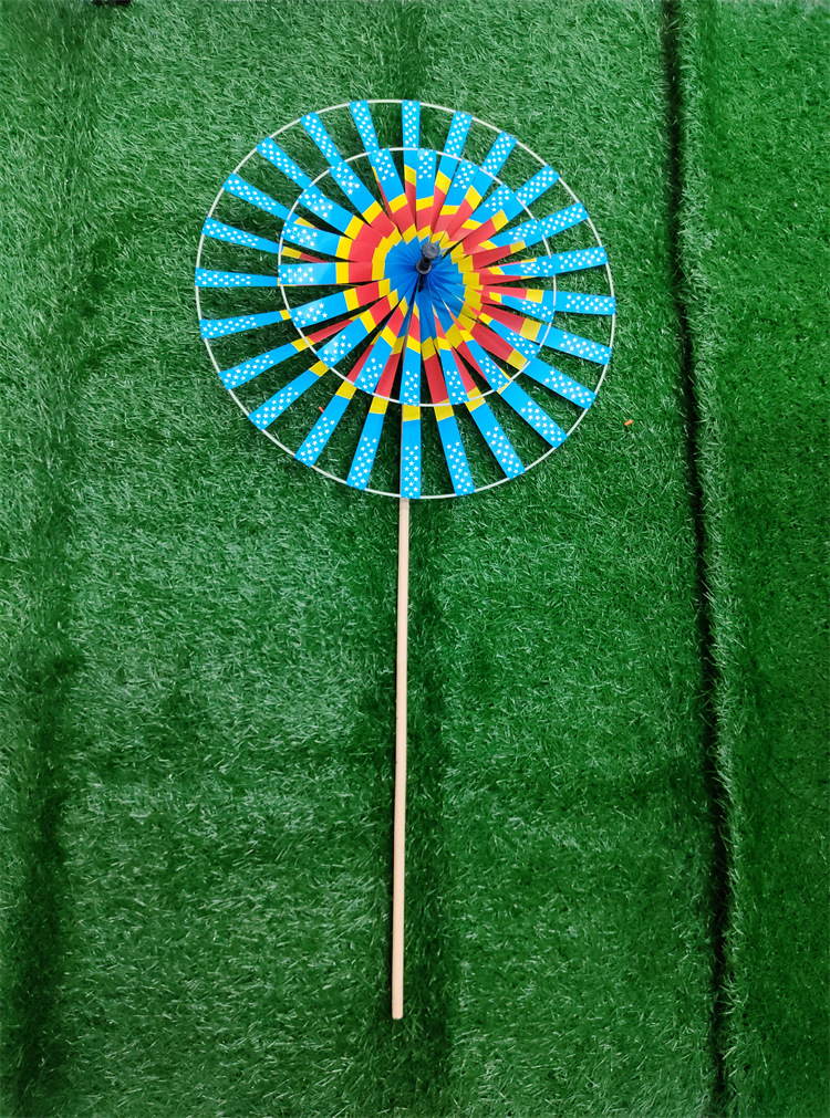 New Old Beijing Traditional Windmill Size Detachable Three-in-One Windmill Whole Wholesale Children's Hand-Held Windmill