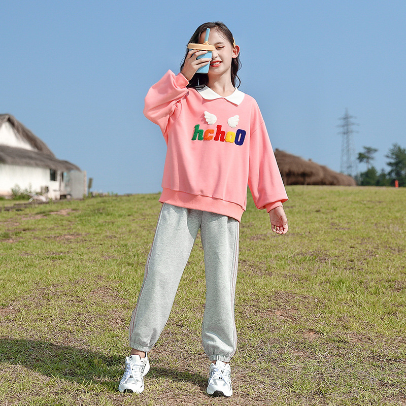 女童秋装套装2021新款洋气14大童女装小女孩秋款运动衣服10岁儿童