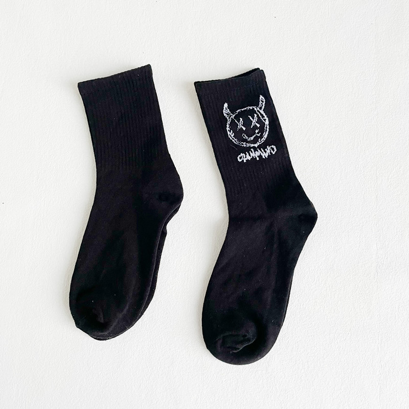 男生四季棉袜运动透气socks休闲鞋袜子批发精梳棉黑色-阿里巴巴