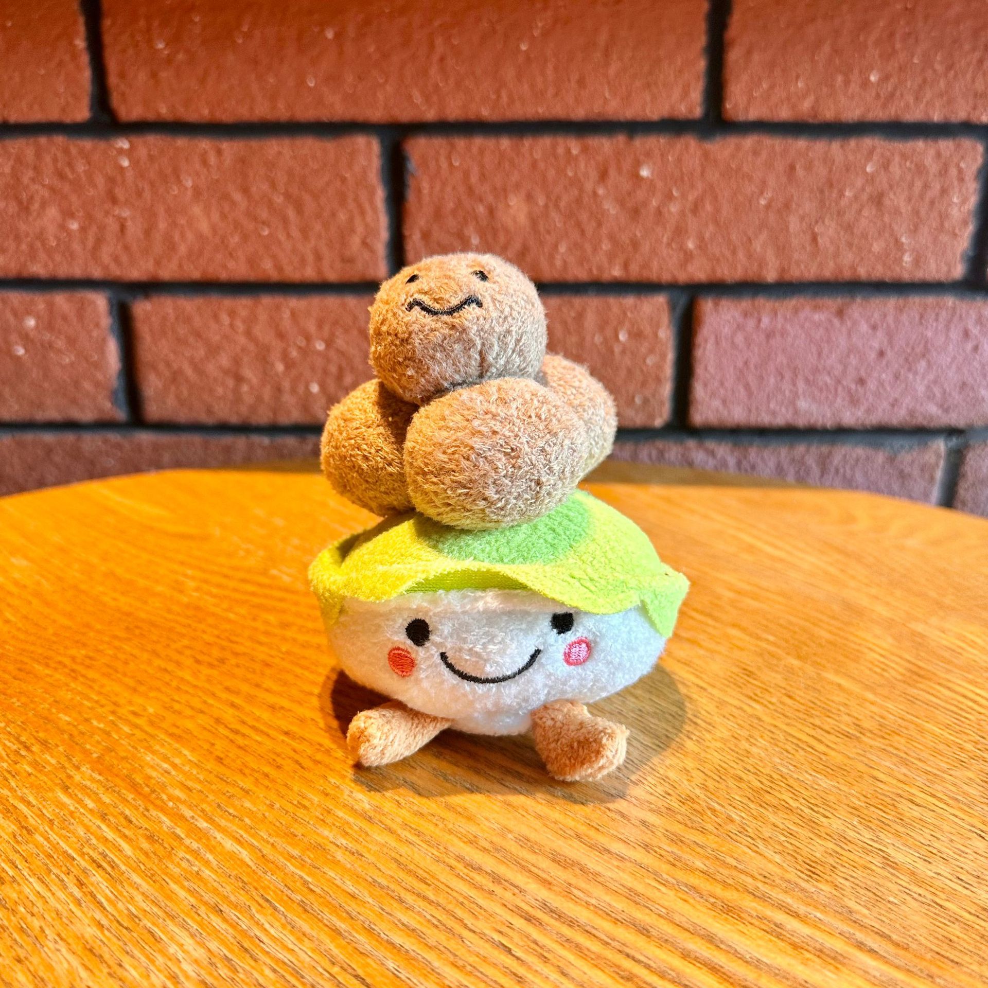 卡通一碗牛肉丸火锅毛绒玩具牛肉丸美食包挂件公仔游乐城抓机娃娃