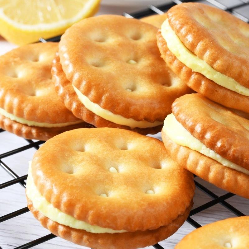 芝士夹心饼干酸奶乳酪味休闲零食大礼包436g 源头厂家出口定制oem