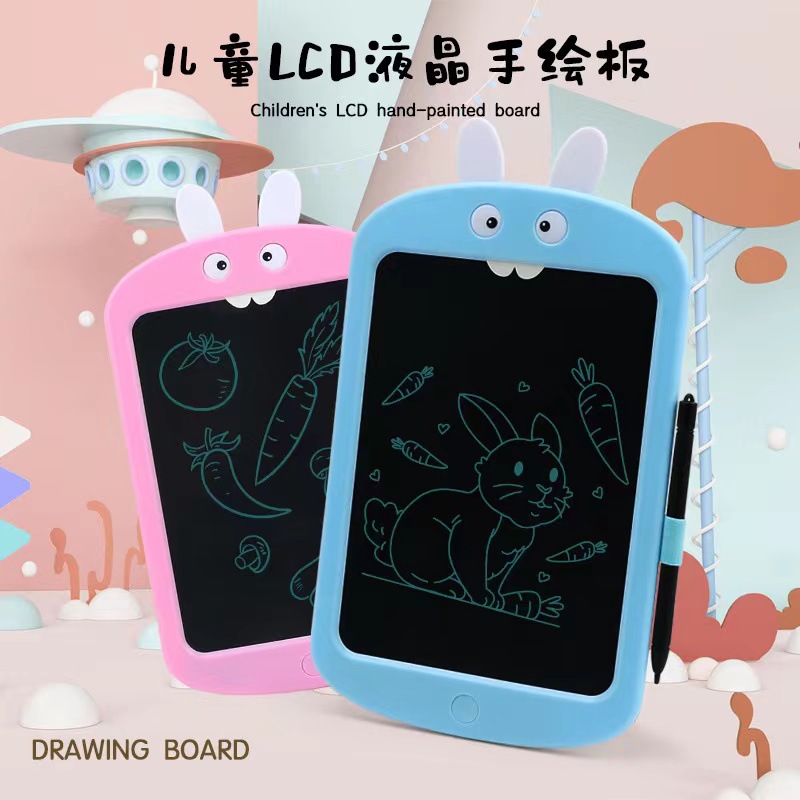 Children's Drawing Board LCD Blackboard Cartoon Color Painting Graffiti Puzzle Toy Tablet Children's Toys