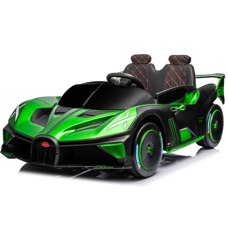 New Children's High-End Bugatti Electric Car Four-Wheel Remote-Control Automobile Baby Electric Toy Car One Piece Dropshipping