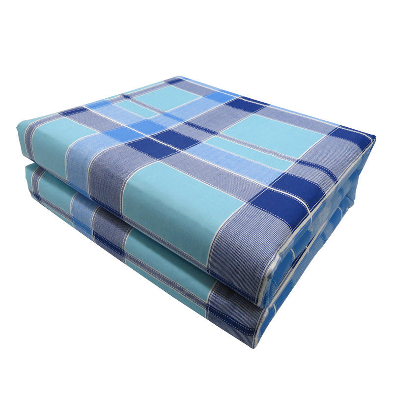 支持定制宿舍单人棉被 速成型标准豆腐块军被 学生内务定型棉花被