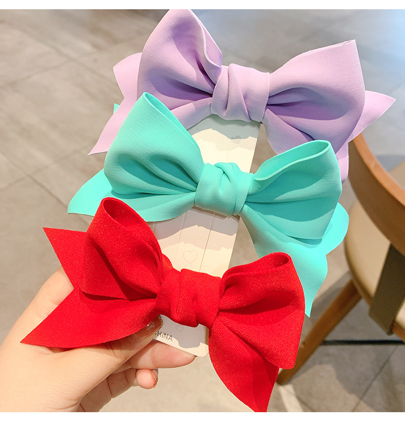 儿童立体蝴蝶结发夹发饰小女孩卡通夹子女童发卡公主宝宝边夹头饰