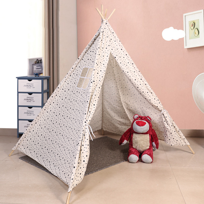 Children's Tent Indian Indoor Tent Children's Game House Princess Toy House Fabric Small House Baby Gift