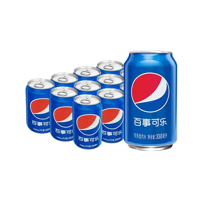 可乐330ml*6/12罐碳酸饮料汽水美年达七喜多口味易拉罐装听装