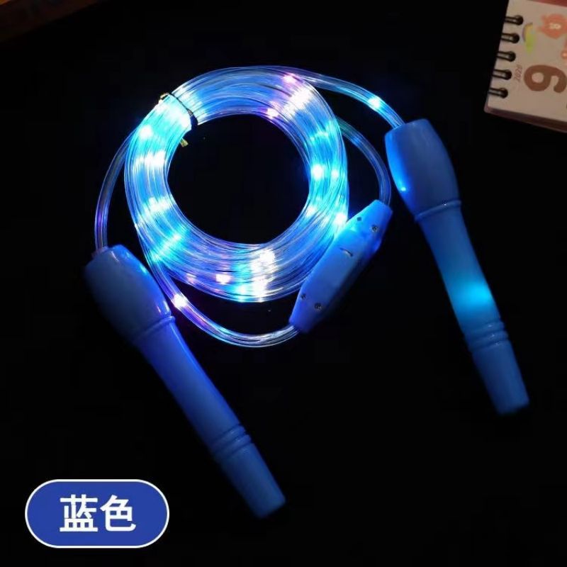 The Third Gear Variable Frequency Flash Children's Luminous Skipping Rope Stall Supply Foreign Trade Amazon Luminous Skipping Rope 2.8 M LED