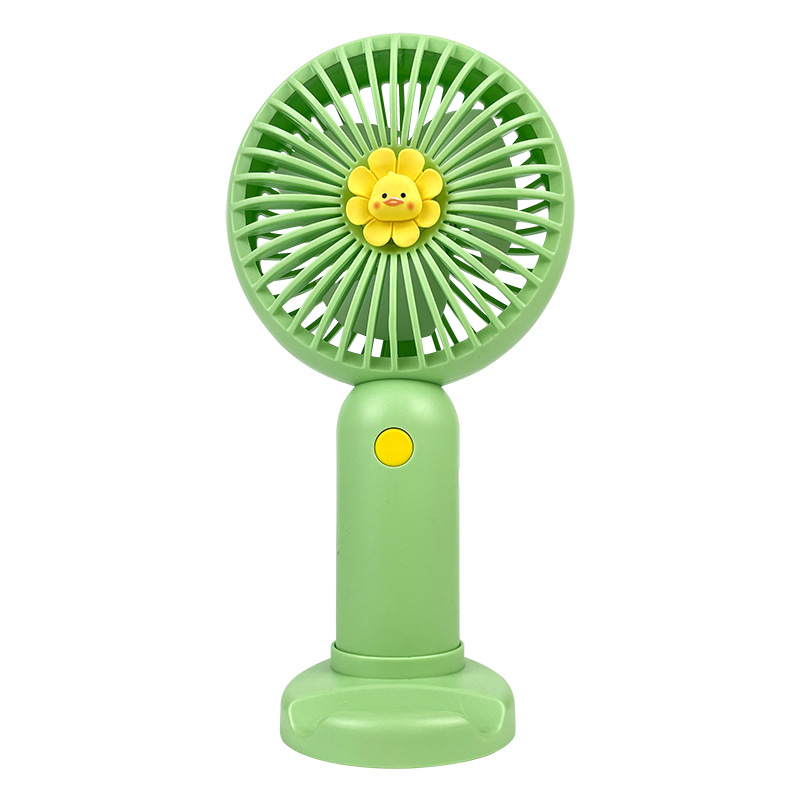 Summer Small Handheld Fan Outdoor Rechargeable Portable Amazon Stall Supply Cartoon USB Fan Wholesale