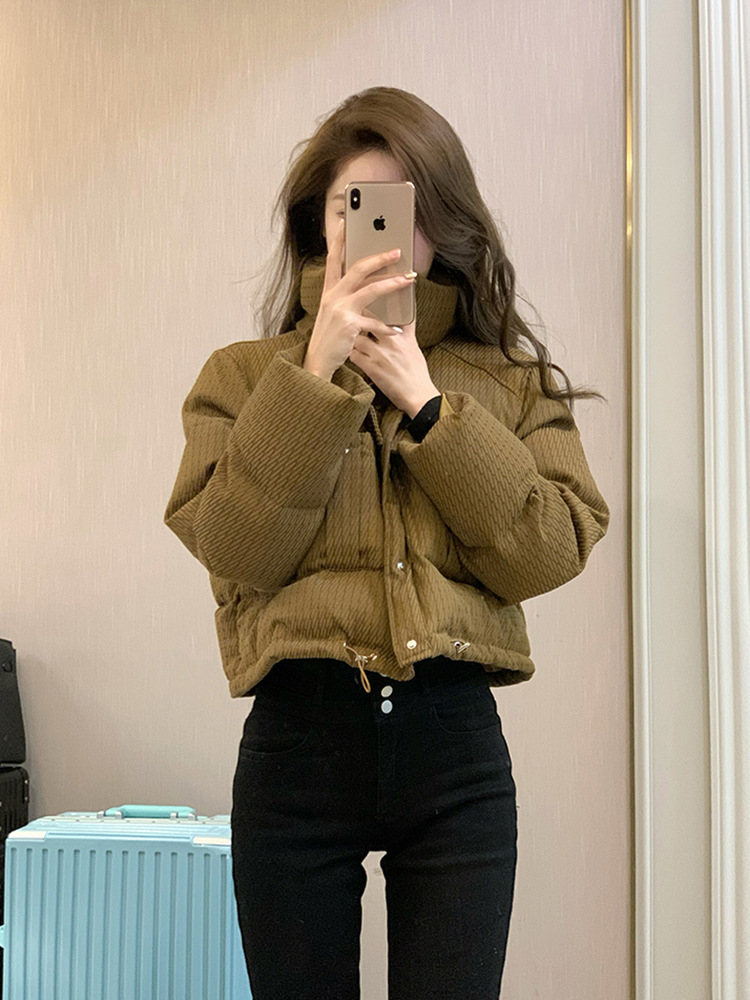 服保暖外套2020欧美跨境货源腰果花女装时尚休闲冬季新款棉服面包服za