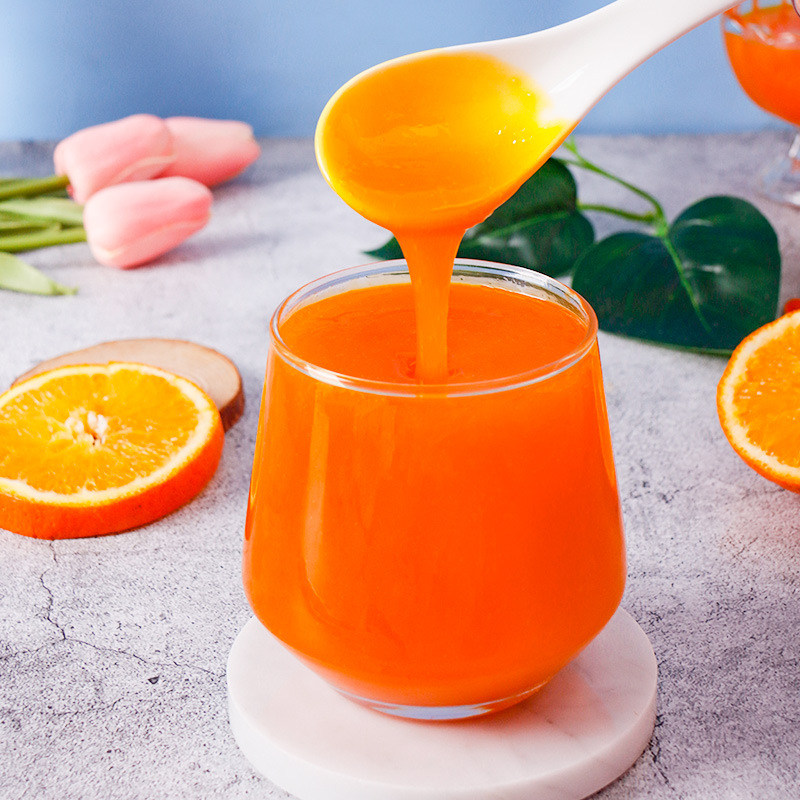 鲜活柳橙汁风味浓缩果汁水果茶饮料浓浆奶茶店专用3kg香橙汁商用