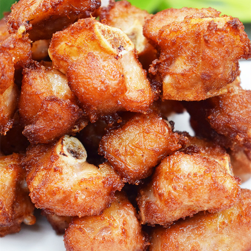 冯记粒粒蒜香骨猪小排美食半成品油炸快菜腌制蒜香骨400g*50包/箱