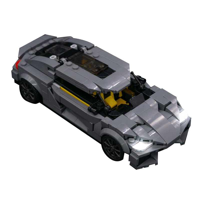 moc积木兼容乐高 85617科尼赛克 gemera汽车模型赛车跑车益智礼物