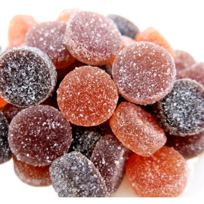 旺旺旺仔qq果汁软糖18g橡皮糖纯果汁蓝莓黑莓子糖果超市零食批发