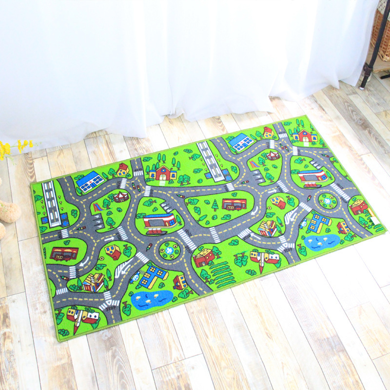Hd Printed Children's Carpet Floor Mat Lane Carpet Game Carpet Cartoon Floor Mat