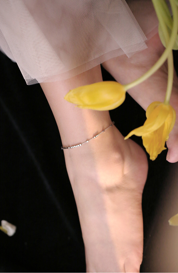 旅游纪念,员工福利包装独立包装造型几何型样式女式种类脚链销售序列