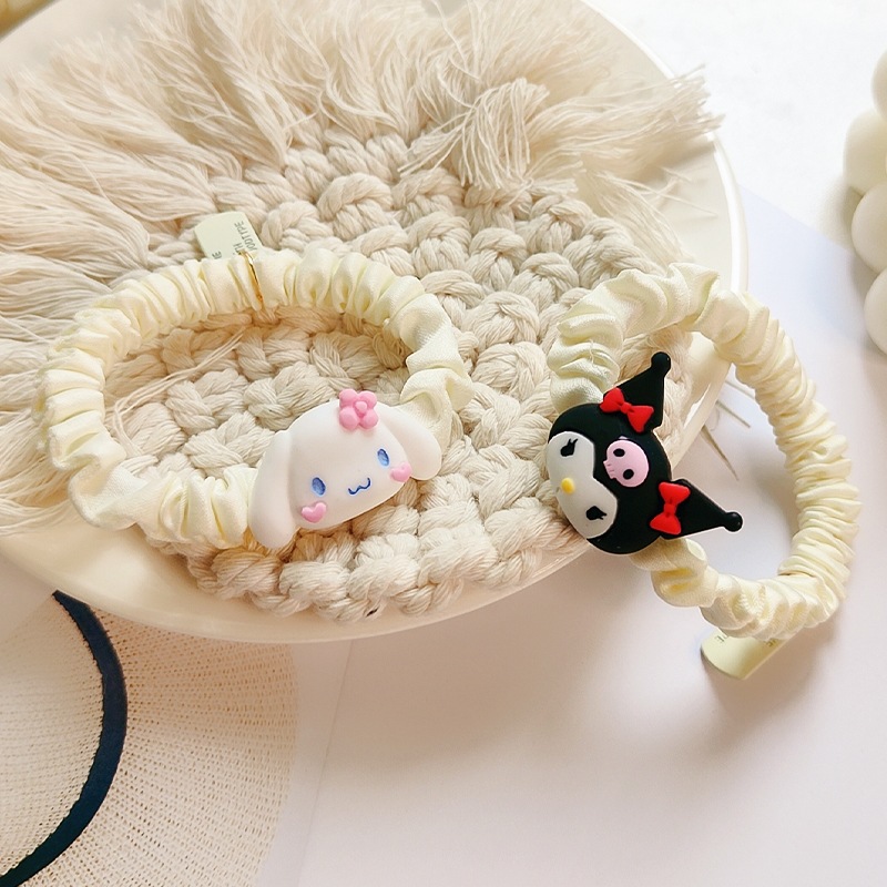 海超饰品可爱玉桂狗发圈库洛米情侣发绳小皮筋送给男朋友头绳扎头