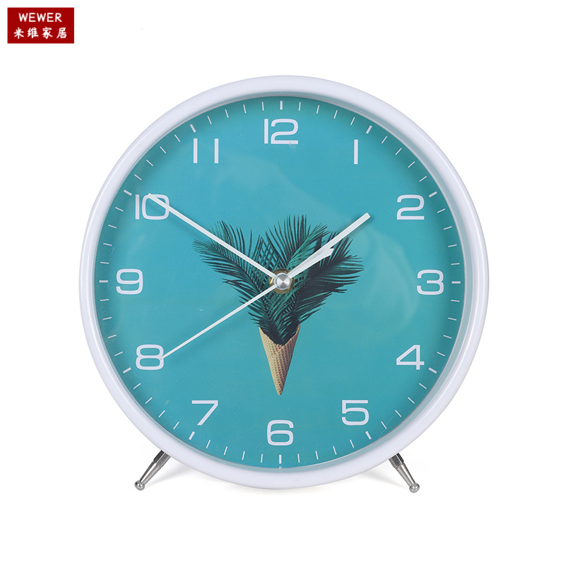 Kangtian Contin Pendulum Clock Wall Clock Young Fashion Mute Wholesale