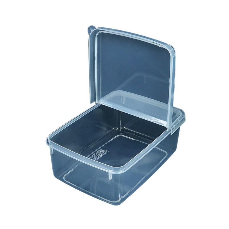 Flip Plastic Box Flip Storage Box Flip Crisper Grain Storage Dustproof Food Display Box Source Factory