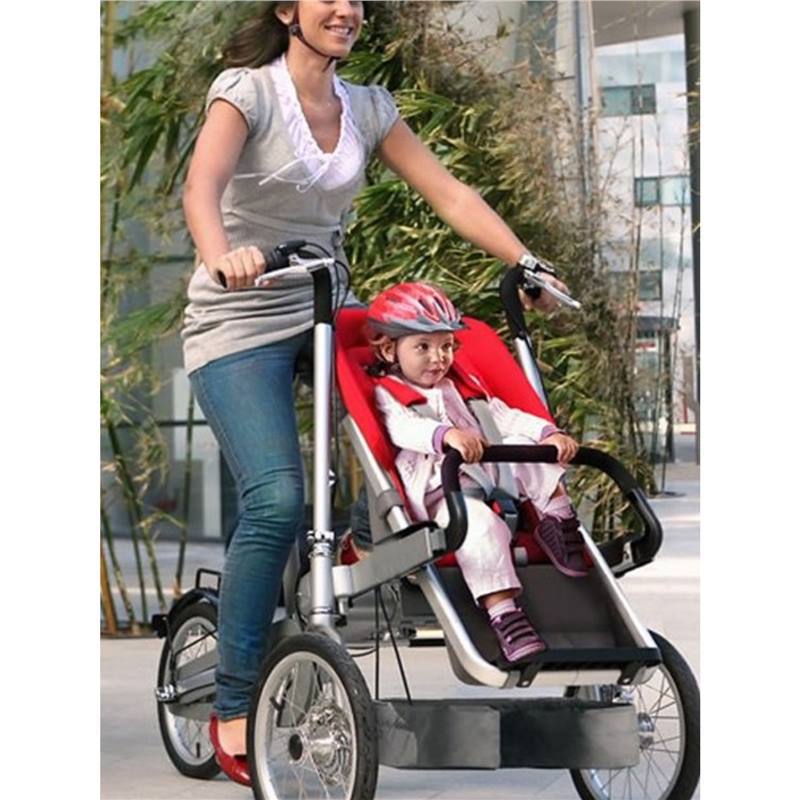 雷亚母婴一体亲子变速自行车儿童三轮带娃车轻便代步接送宝宝神器