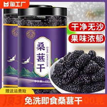 桑葚干新疆桑甚桑椹茶黑桑葚免洗即食新鲜泡水黑桑椹泡酒新货