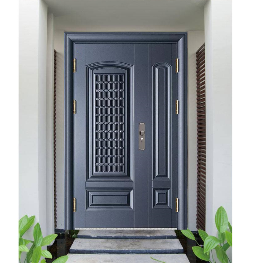 甲级防盗门 子母门 公寓入户门 带通风窗门中门 国标10cm厚安全门