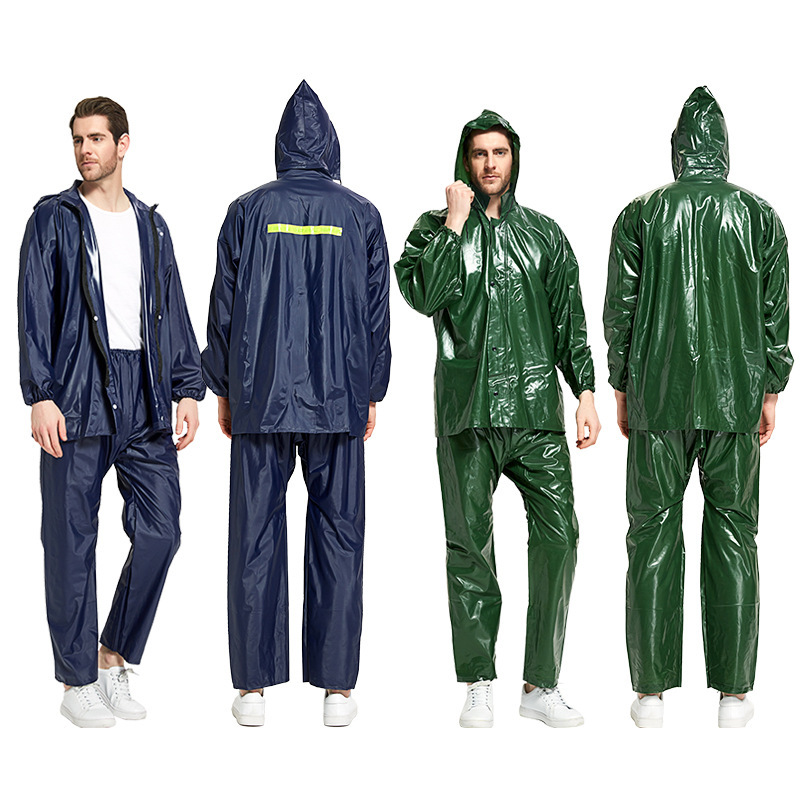 雨衣雨裤套装批发防水长款全身电瓶车成人骑行防暴雨外卖分体雨衣