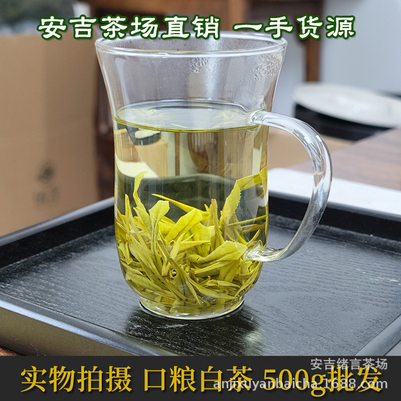 2024年新茶安吉白茶正宗昆铜茶叶500g批发散装口粮茶原产地春茶叶